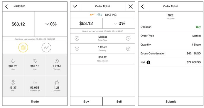old trading app